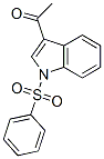 3-乙酰基-1-苯磺酰基吲哚结构式_99532-45-3结构式