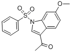 1-(6-Methoxy-1-(phenylsulfonyl)-1H-indol-3-yl)ethanone Structure,99532-46-4Structure