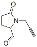 2-Pyrrolidinecarboxaldehyde, 5-oxo-1-(2-propynyl)-(9ci) Structure,99557-24-1Structure