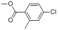 4-Chloro-2-methyl-benzoic acid methyl ester Structure,99585-12-3Structure