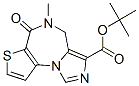 5,6-二氢-5-甲基-6-氧代-4H-i咪唑并[1,5-a]噻吩并[2,3-f][1,4]二氮杂-3-羧酸 1,1-二甲基乙酯结构式_99632-94-7结构式