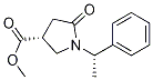 (S)-methyl 5-oxo-1-((r)-1-phenylethyl)pyrrolidine-3-carboxylate Structure,99735-46-3Structure