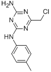 6-(Chloromethyl)-n-(4-methylphenyl)-1,3,5-triazine-2,4-diamine Structure,99860-36-3Structure