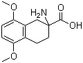 2-氨基-5,8-二甲氧基-1,2,3,4-四氢萘-2-羧酸结构式_99907-84-3结构式