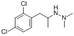 2-[2-(2,4-二氯苯基)-1-甲基乙基]-1,1-二甲基肼结构式_99981-13-2结构式