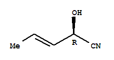 (R)-2-羟基-3-戊烯腈结构式_10017-08-0结构式