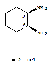 (1R,2s)-环己烷-1,2-二胺双盐酸盐结构式_10027-80-2结构式