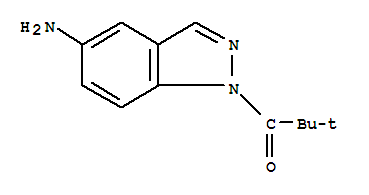 1-(5-氨基-1H-吲唑-1-基)-2,2-二甲基-1-丙酮结构式_1035096-73-1结构式