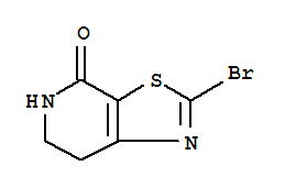 2-Brome-6,7-二氢噻唑[5,4-c]吡啶-4(5H)-酮结构式_1035219-96-5结构式