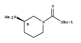 (R)-N-Boc-3-二甲基氨基哌啶结构式_1061682-78-7结构式