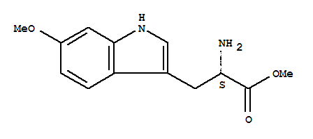 (S)-methyl 2-amino-3-(6-methoxy-1h-indol-3-yl)propanoate Structure,107447-04-1Structure