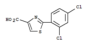 2-(2,4-Dichlorophenyl)thiazole-4-carboxylic acid Structure,1094355-53-9Structure