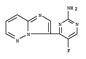 5-Fluoro-4-(imidazo[1,2-b]pyridazin-3-yl)pyrimidin-2-amine Structure,1131604-83-5Structure