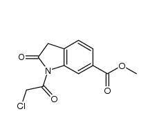 Methyl 1-(2-chloroacetyl)-2-oxoindoline-6-carboxylate Structure,1160293-25-3Structure