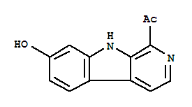 1-(7-Hydroxy-9h-pyrido[3,4-b]indol-1-yl)-ethanone Structure,123520-96-7Structure