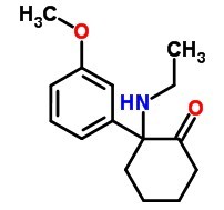 2-(Ethylamino)-2-(3-methoxyphenyl)-1-cyclohexanone Structure,1239943-76-0Structure