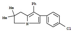 6-(4-Chlorophenyl)-2,3-dihydro-2,2-dimethyl-7-phenyl-1h-pyrrolizine Structure,133111-56-5Structure