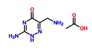 3-Amino-6-(aminomethyl)-1,2,4-triazin-5(4h)-one acetate Structure,1353100-80-7Structure