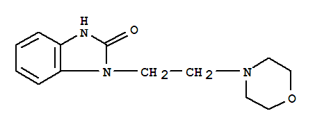 1-[2-(4-Morpholinyl)ethyl]-1,3-dihydro-2h-benzimidazol-2-one Structure,138422-55-6Structure