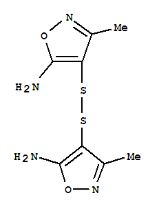 4,4-Disulfanediylbis(3-methylisoxazol-5-amine) Structure,140454-87-1Structure