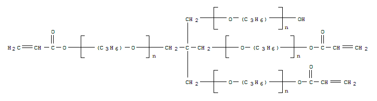 Pentaerythritol propoxylate triacrylate Structure,145611-81-0Structure