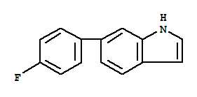 6-(4-Fluorophenyl)indole Structure,147621-16-7Structure