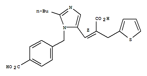 (Z)-依普罗沙坦结构式_148674-39-9结构式