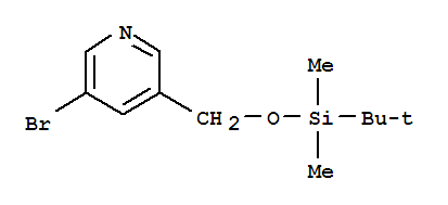 Pyridine, 3-bromo-5-[[[(1,1-dimethylethyl)dimethylsilyl]oxy]methyl]- Structure,152351-91-2Structure