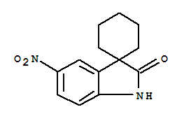 1,3-Dihydro-5-nitro-3-spirocyclohexaneindol-2-one Structure,156232-54-1Structure