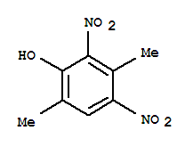 3,6-Dimethyl-2,4-dinitrophenol Structure,15968-56-6Structure