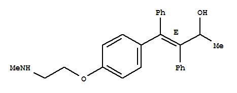 N-desmethyl (e)-alpha-hydroxy tamoxifen Structure,162070-61-3Structure