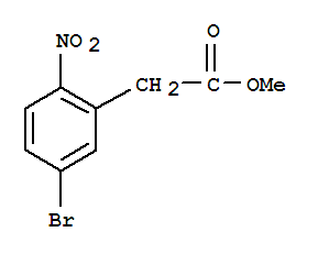 Benzeneacetic acid, 5-bromo-2-nitro-, methyl ester Structure,189748-25-2Structure