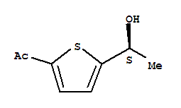 Ethanone, 1-[5-(1-hydroxyethyl)-2-thienyl]-, (s)-(9ci) Structure,200337-67-3Structure