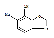 1,3-Benzodioxol-4-ol, 5-methyl- Structure,200959-13-3Structure