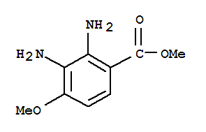 (9ci)-2,3-二氨基-4-甲氧基-苯甲酸甲酯结构式_201287-70-9结构式