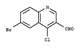 6-Bromo-4-chloro-3-quinolinecarboxaldehyde Structure,201420-31-7Structure