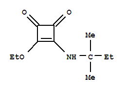 3-Cyclobutene-1,2-dione,3-[(1,1-dimethylpropyl)amino]-4-ethoxy-(9ci) Structure,202521-88-8Structure