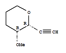 2H-pyran, 2-ethynyltetrahydro-3-methoxy-, cis-(9ci) Structure,202604-42-0Structure