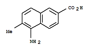 (9ci)-5-氨基-6-甲基-2-萘羧酸结构式_204504-82-5结构式