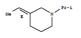 (e)-(9ci)-3-亚乙基-1-(1-甲基乙基)-哌啶结构式_204975-59-7结构式