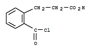 Benzenepropanoic acid, 2-(chlorocarbonyl)-(9ci) Structure,204995-00-6Structure