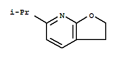 (9ci)-2,3-二氢-6-(1-甲基乙基)-呋喃并[2,3-b]吡啶结构式_205755-44-8结构式