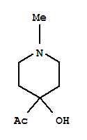 Ethanone, 1-(4-hydroxy-1-methyl-4-piperidinyl)-(9ci) Structure,20734-45-6Structure