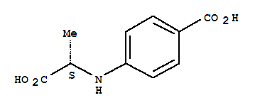 (9ci)-4-[[(1s)-1-羧基乙基]氨基]-苯甲酸结构式_207452-94-6结构式