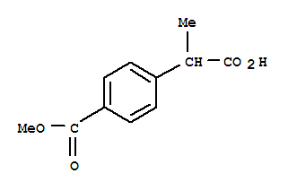 (9ci)-4-(甲氧基羰基)--alpha--甲基-苯乙酸结构式_207455-46-7结构式