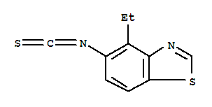 Benzothiazole, 4-ethyl-5-isothiocyanato-(9ci)Structure,208458-52-0Structure Benzothiazole, 4-ethyl-5-isothiocyanato-(9ci) Structure,208458-52-0Structure