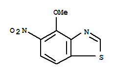 (9ci)-4-甲氧基-5-硝基-苯并噻唑结构式_208458-61-1结构式