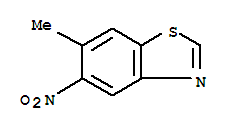 Benzothiazole, 6-methyl-5-nitro-(9ci)Structure,208512-67-8Structure Benzothiazole, 6-methyl-5-nitro-(9ci) Structure,208512-67-8Structure