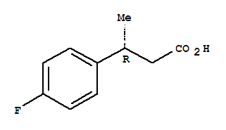 (R)-3-(4-氟苯基)丁酸结构式_209679-21-0结构式