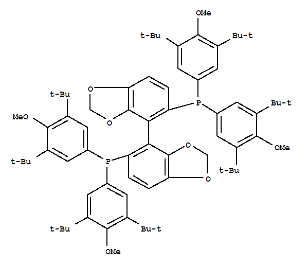 (S)-(+)-dtbm-segphos Structure,210169-40-7Structure